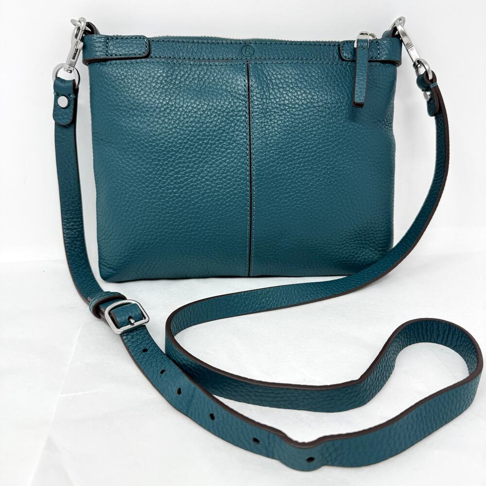 Treasure & Bond Leather Crossbody Bag Teal Pebbled Nordstrom